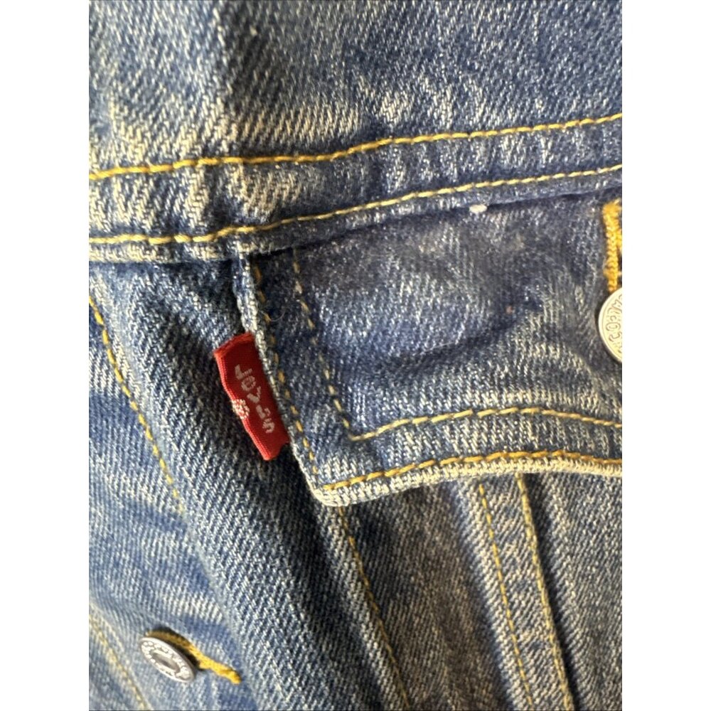 Levi’s 70507-0500 Denim Trucker Jacket Mens XL Type 3 Vintage Y2K - Picture 8 of 8